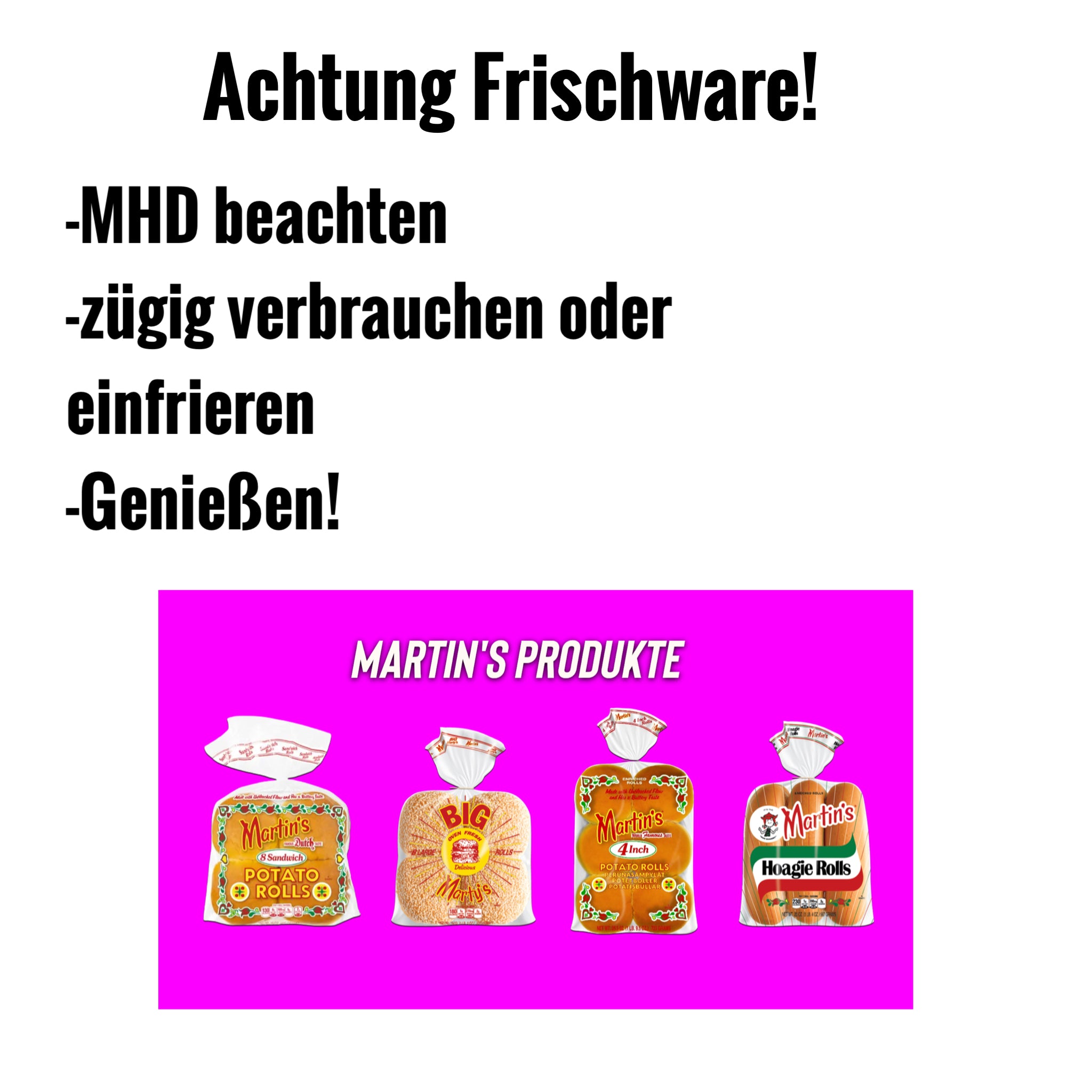 Martin`s Famous Potato Rolls 8 Pack